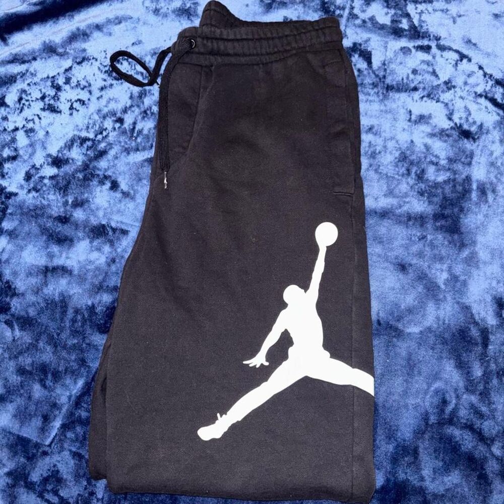 Jordan Men's Black Joggers-tracksuits